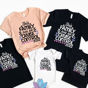 This Family Has No Cruise Control Shirt, Family Cruise Tees, Sarcastic Travel Shirt, Cruise Lover Tee, Funny Vacation Shirt, Traveler Gift