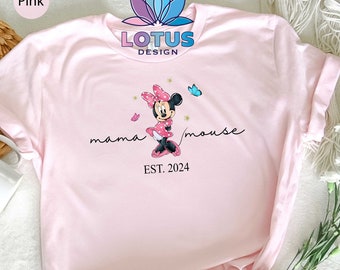 Custom Mouse Shirt, Mama Mouse Shirt, Mimi Mouse Tee, Nana Mouse Tee, Minnie Mouse Tee, Mothers Day Tee, Disney Grandma Tee, Disney Mom Tee
