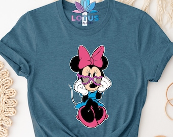 Disney Minnie Shirt, Cool Minnie T-Shirt, Disney Shirt, Minnie Shirt For Girls, Disney Trip Shirt, Disney Gift For Women, Kids T-Shirt