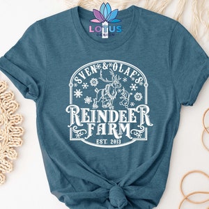 Funny Frozen Shirt, Olaf and Sven, Disneyland Shirt, Family Vacation Matching Tees for Adult and Kids, Reindeer Farm Shirt, Kids Gift Shirt