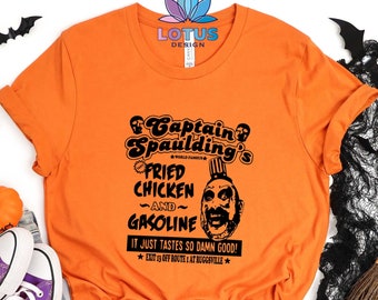 Captain Spaulding es Fried Chicken T-shirt, House Of 1000 Corpses Shirt, Horror Movie Shirt, Halloween Shirts, Captain Spaulding Shirt