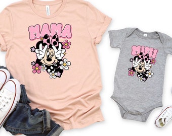 Mama Mouse Shirt, Mini Mouse Shirt, Mothers Day Tee, Minnie Mouse Shirt, Disney Mouse Tee, Mommy Daughter Shirt, Gift For Grandma, Mama Tee
