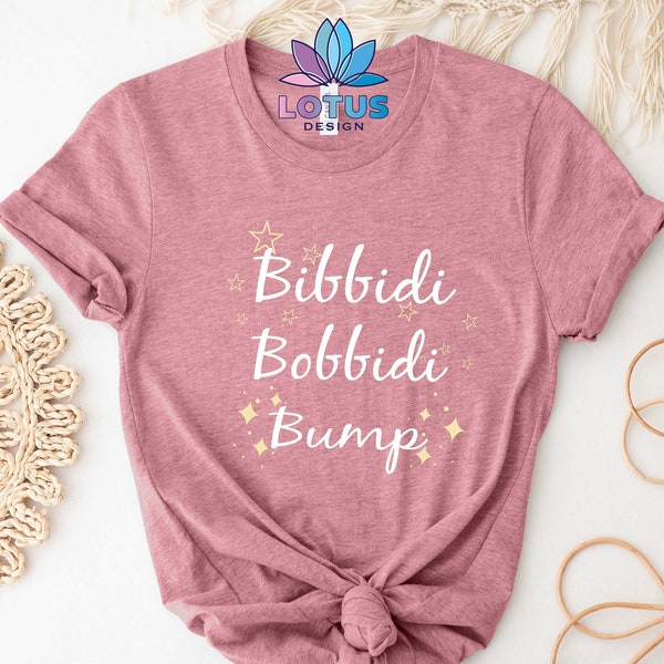 Bibbidi Bobbidi Bump Shirt, Disney Pregnancy Announcement  Shirt, Pregnancy Shirt, Disney Pregnancy Tee, Mom To Be Shirt, Disney Mom Shirt