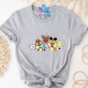 Chip And Dale Shirt, Disney Characters T-Shirt, Snacks Shirt, Disney Toddlers Shirt, Disneyworld Trip Shirt, Kids Gift Shirt, Disney Tee