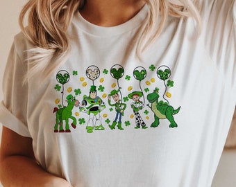 Toy Story St Patrick's Day T-Shirt, Happy St Patricks Day T-Shirt, Toy Story Characters T-Shirt, Disney T-Shirt, St. Patrick's Day Shirt