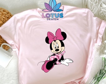 Minnie Mouse Shirt, Disney Cute Shirt, Minnie Shirt For Women, Disneyland Vacation Shirt, Disney Shirts For Girls, Disney Minnie Shirt