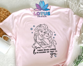 Frozen Shirt, Elsa And Anna Shirt, Disney T-Shirt, Frozen Theme Birthday Party Tee, Disney Trip Shirt Of Girls, Birthday Party Tee For Girls
