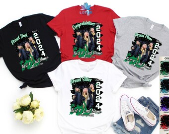 Custom Graduation Shirt, Family Graduation Tee, Class Of 2024 Tee, Graduation Text Shirt, Graduate Picture Tee, Personalized School Tee