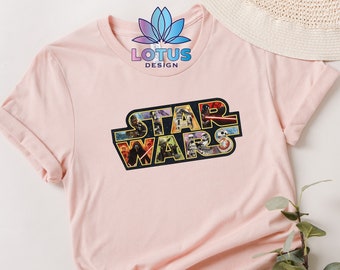 Star Wars T-Shirt, Cute Star Wars Shirt, Star Wars Shirt, Galaxy's Edge Shirt, Shirt For Star Wars Lovers, Star Wars Gift, Star Wars Tee