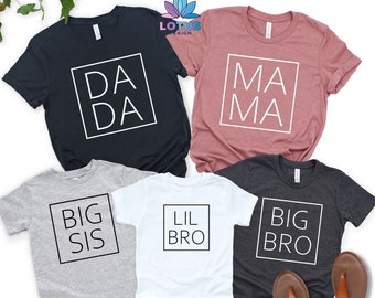 Personalized Family T-shirt, Family Graphic Shirt, Custom Shirts, Family Matching Shirt, Custom Shirt Gift, Graphic T-shirt, Family Gift