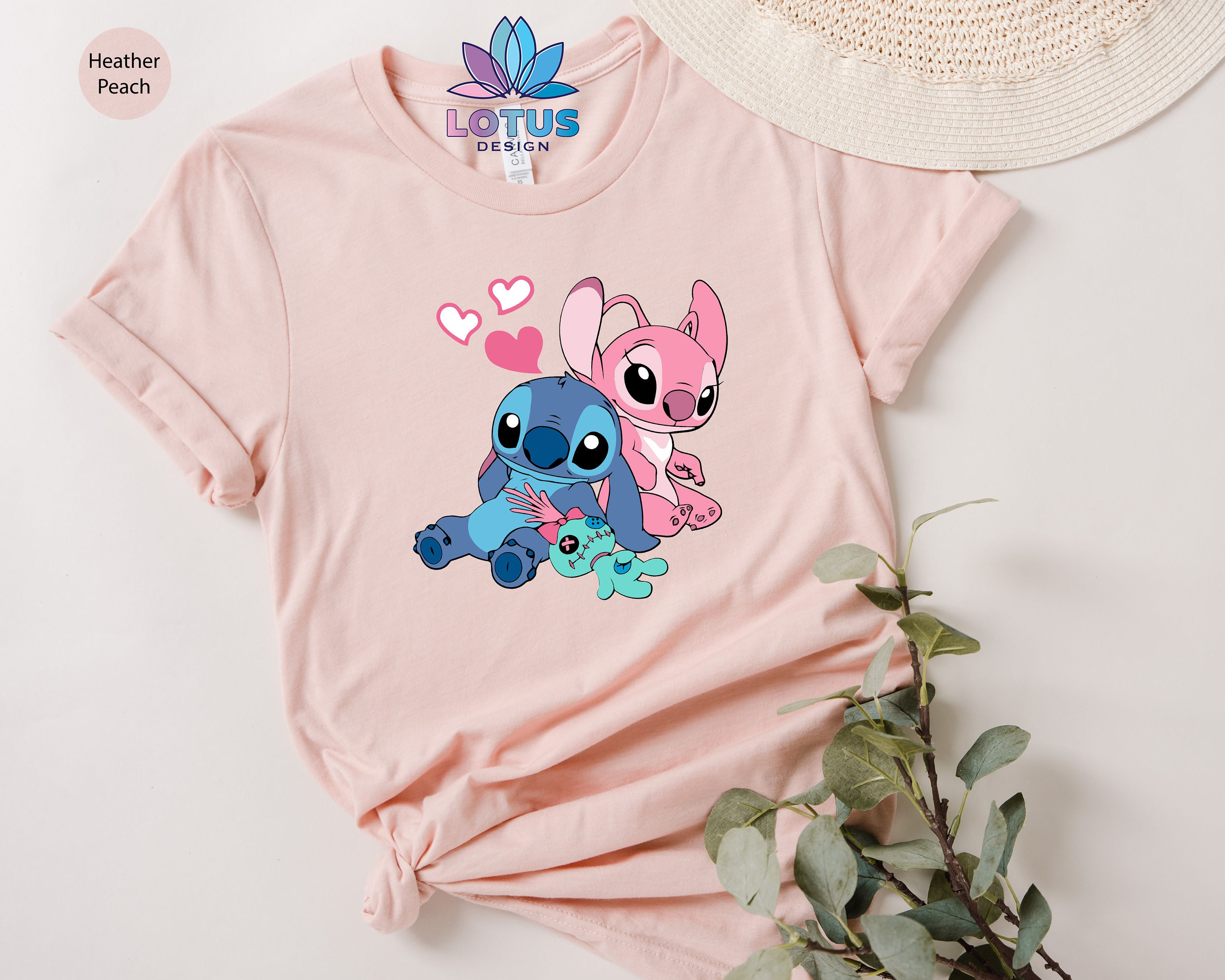 Stitch And Angel Shirt, Disney Valentines Day, Disney Couple Shirt, Disney Love Shirt, Best Couple Gift, Disney Valentine Shirt, Love Shirt