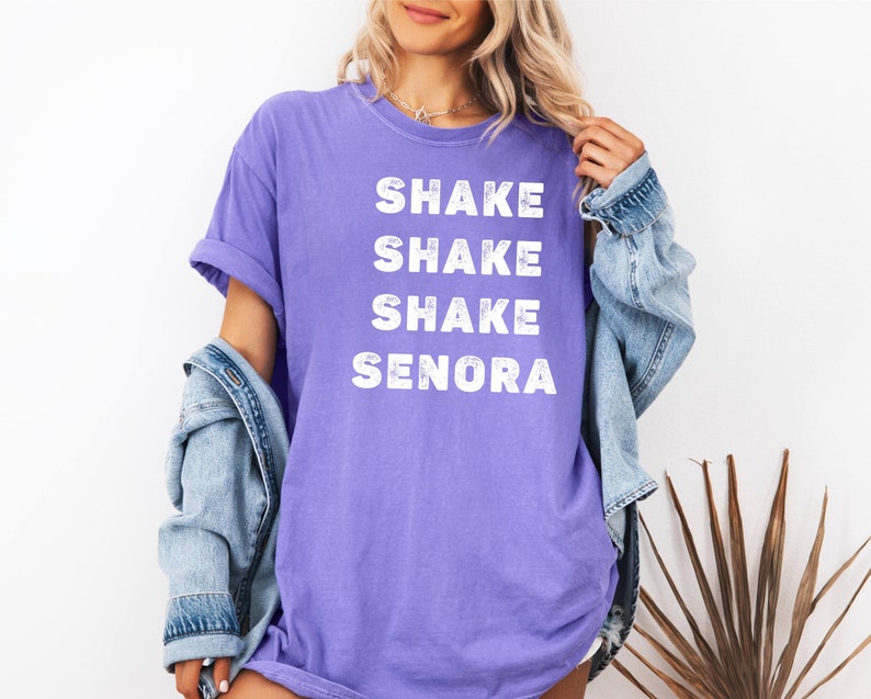 Shake Senora Shirt, Halloween Party Tee, Comfort Colors Tee, Woman Halloween Tee, Halloween Joy Tee, Halloween Apparel, Halloween Vibes Tee image 3