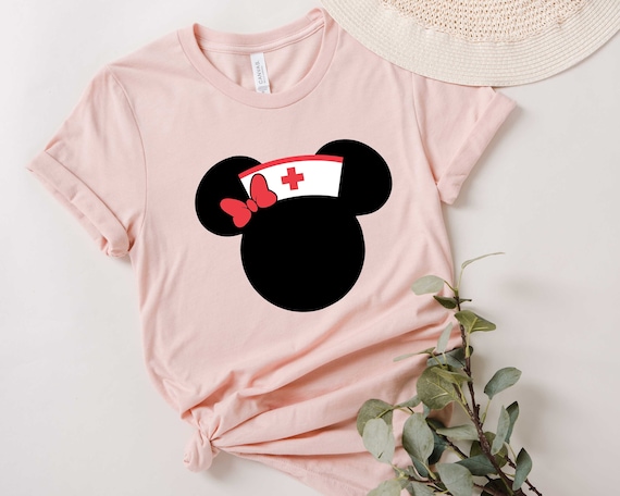 Disney Nurse Shirt Minnie Nurse Shirt Cute Nurse Shirt Nurse Gift Shirt Minnie Mouse Nurse Tee Disneyworld Shirt Nurse Day T shirt Etsy