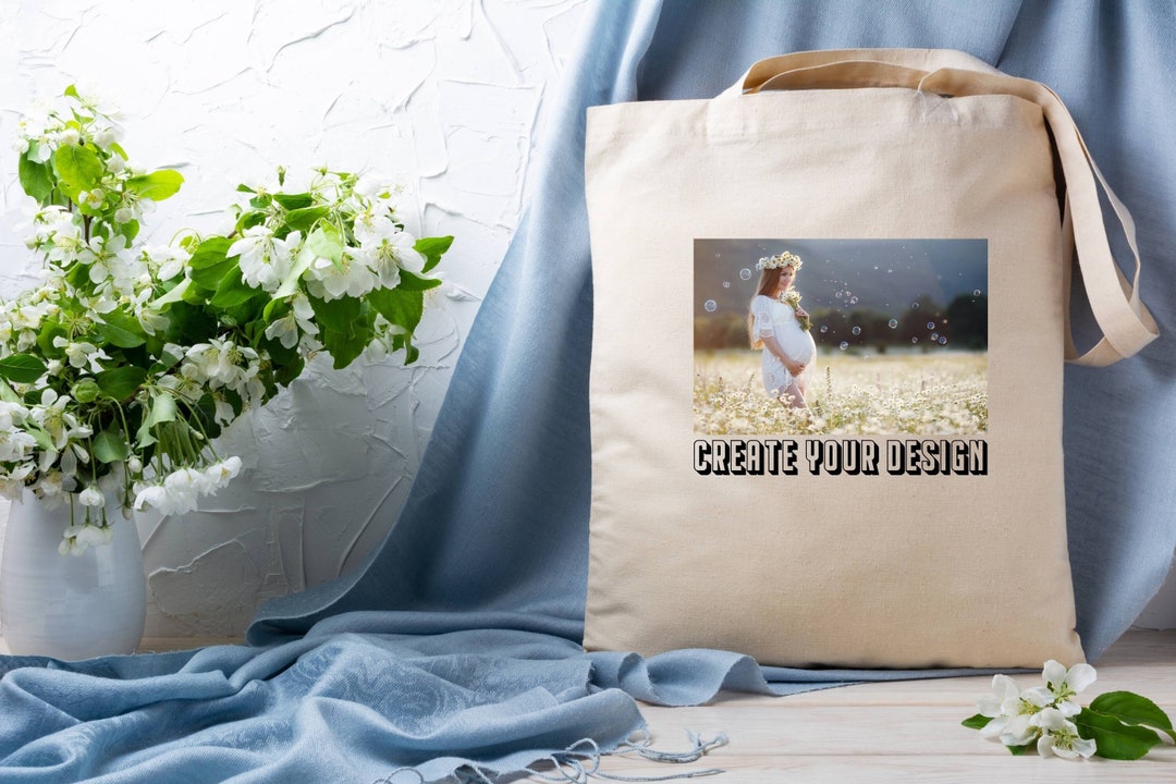 Custom Photo Bag, Custom Tote Bag, Tote Bag With Picture, Personalized