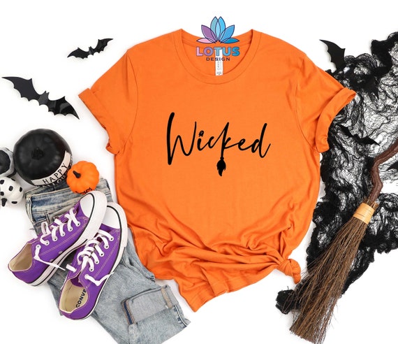 Wicked Musical T-Shirt Happy Halloween Shirt Wicked Musical T-Shirt Happy Halloween Shirt
