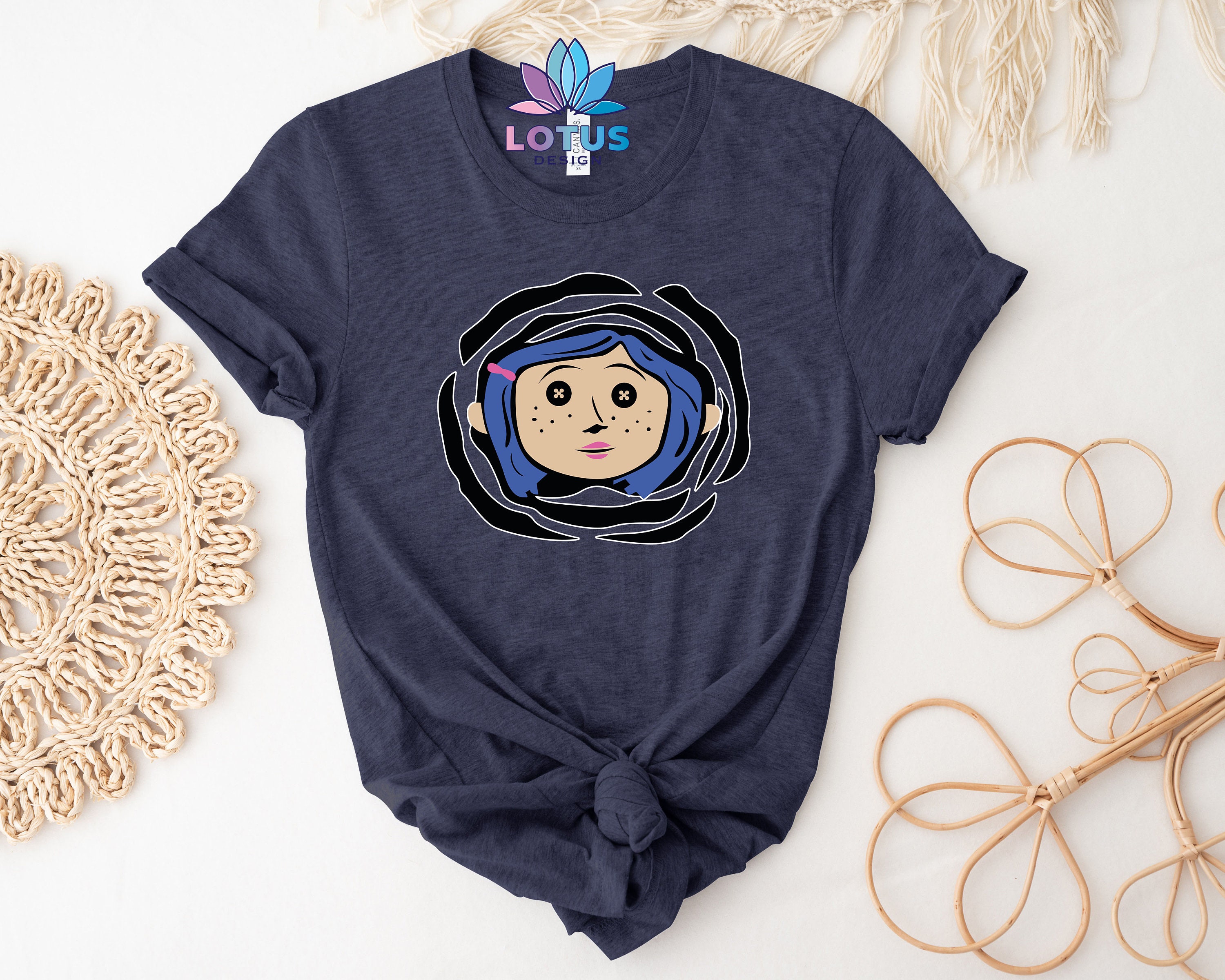 Coraline Maglietta Giardino Fiorito Adulto Unisex (TT1138