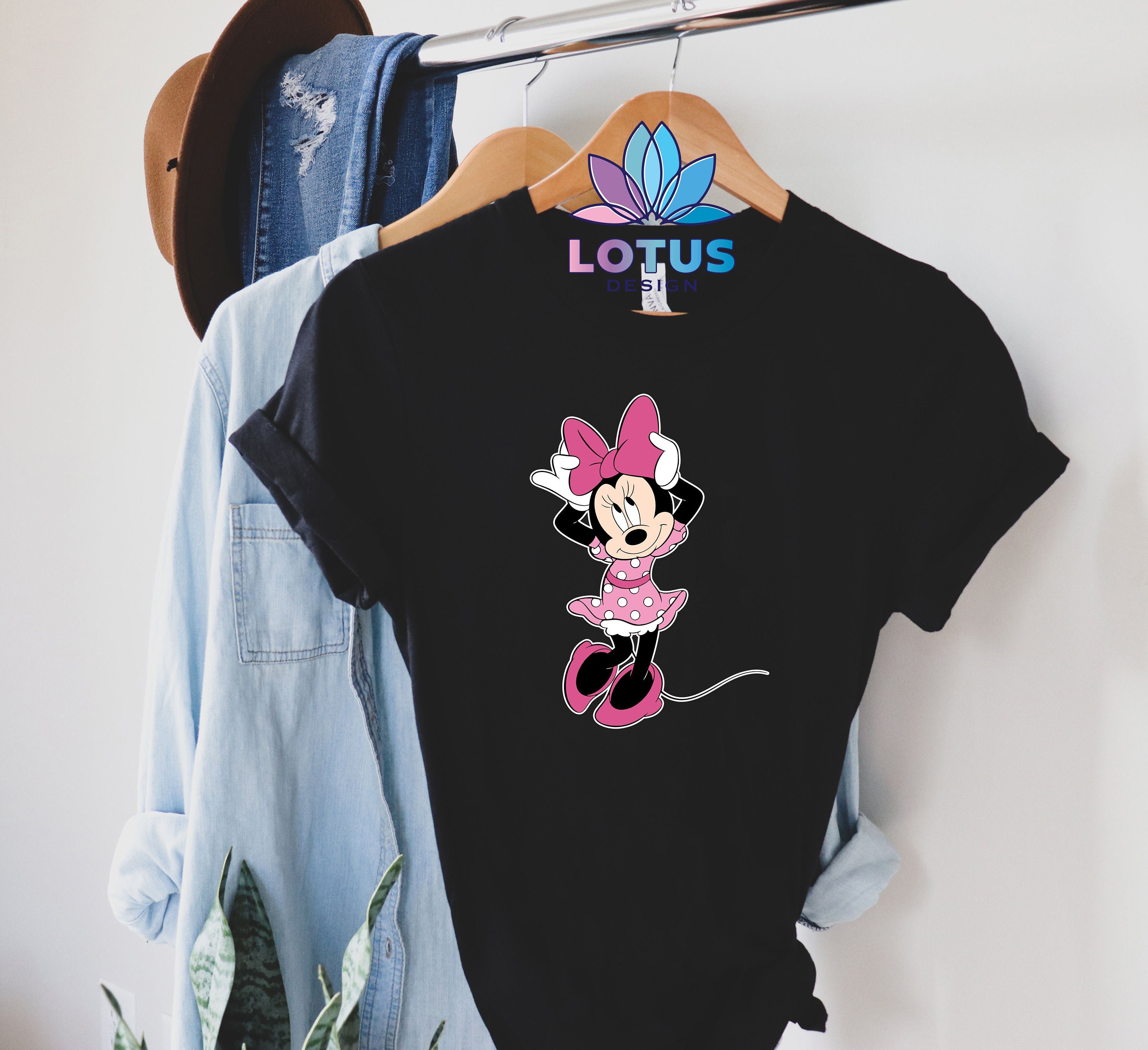 WC ディズニー　ミニー　Tシャツ Disney / OVER DYE SS TEE（ミニー）【WCJ-GC-027BLK02】
