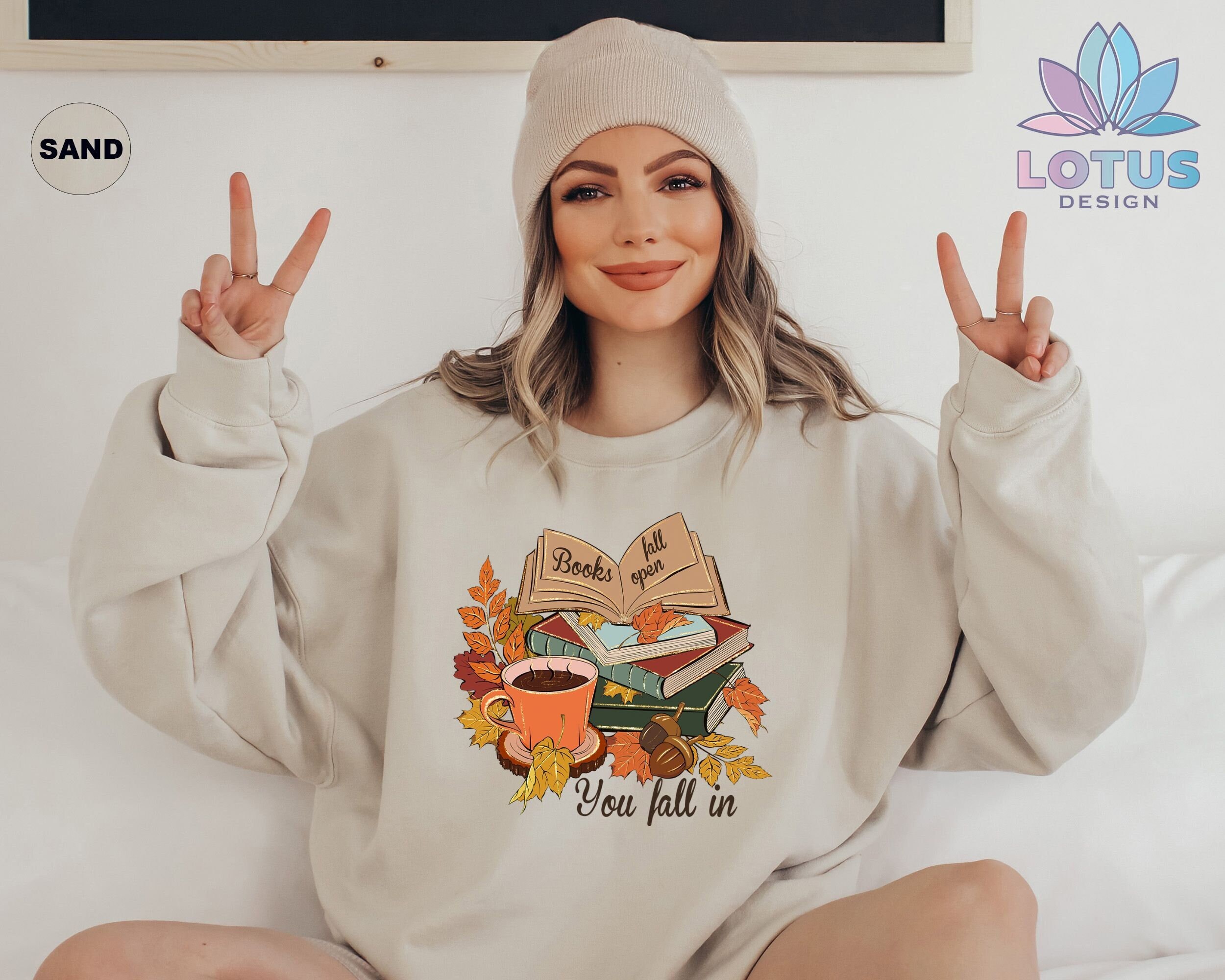 Fall Themed Graphic Sweatshirt Etsy UK