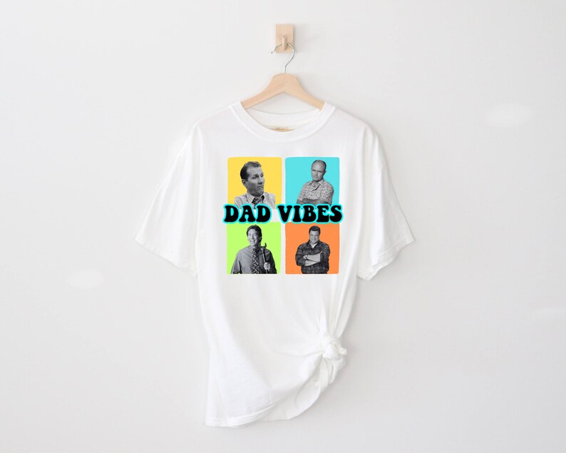 Dad Vibes Shirt, Vintage Dad Tee, Daddy Gift Tee, Best Dad Ever Shirt, Fathers Day Tee, 80s Father Shirt, Grandpa Tee, Comfort Colors Shirt image 8