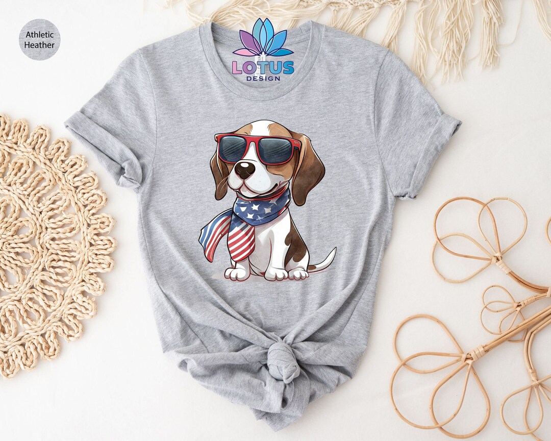 Beagle Sunset Dog T-Shirt (4 Colours)