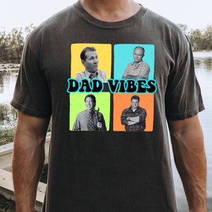 Dad Vibes Shirt, Vintage Dad Tee, Daddy Gift Tee, Best Dad Ever Shirt, Fathers Day Tee, 80s Father Shirt, Grandpa Tee, Comfort Colors Shirt image 2