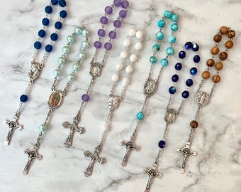 Handmade One Decade Rosaries | Pocket Rosary | Catholic Religious Gift