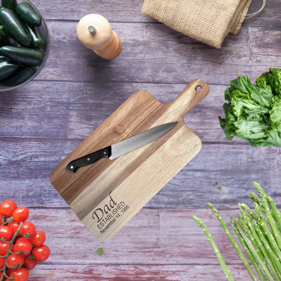 Custom Engraved Charcuterie Cutting Board Acacia Wood - Etsy