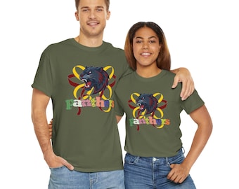 Panthers Mascot T-Shirt: School Spirit Unisex Tee, Game Day Apparel
