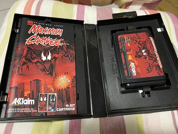 Maximum Carnage - JAP Version - SEGA Mega Drive GENESIS - Etsy