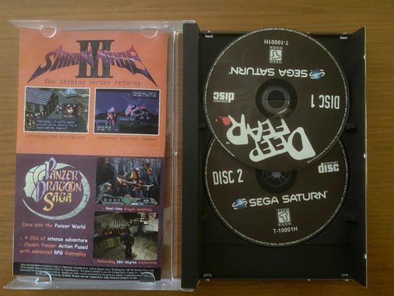 Deep Fear - USA Version - SEGA SATURN - the Cd Inside is