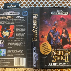 Phantasy Star 2 - USA Version - SEGA Mega Drive GENESIS