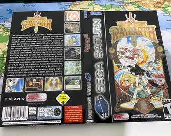 Magic Knight Rayearth - PAL Version - SEGA SATURN - the cd inside is empty without game