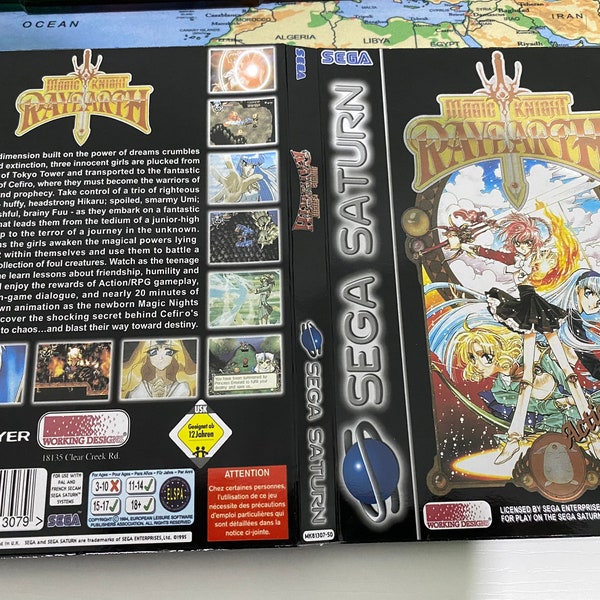 Magic Knight Rayearth - PAL Version - SEGA SATURN