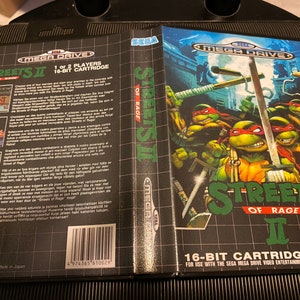 Tortuga Ninja en Street of Rage 2 - Versión PAL - SEGA Mega Drive GENESIS