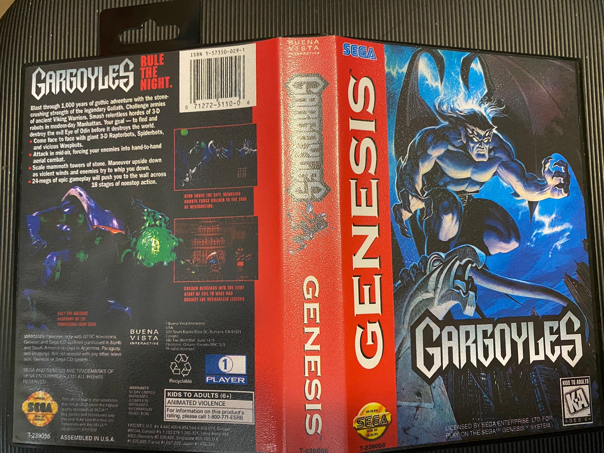 Gargoyles Sega Genesis - Etsy