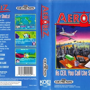 Aerobiz - USA Version - SEGA Mega Drive GENESIS