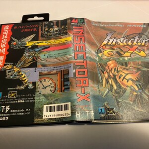 Insector X - JAP Version - SEGA Mega Drive GENESIS - Etsy