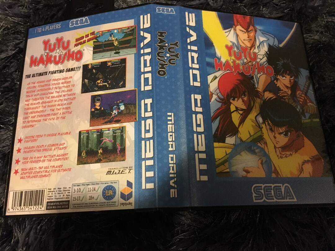 Yu Yu Hakusho PAL Version SEGA Mega Drive GENESIS