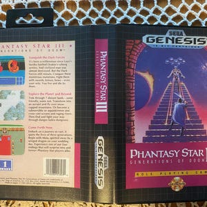 Phantasy Star 3 - USA Version - SEGA Mega Drive GENESIS