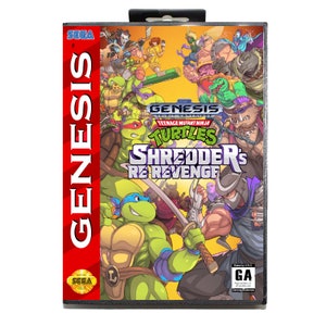 tmnt shredder&#39;s re-revenge - USA Version - SEGA Mega Drive GENESIS