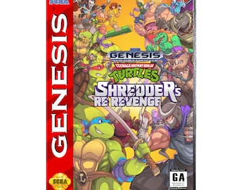 tmnt shredder&#39;s re-revenge - USA Version - SEGA Mega Drive GENESIS
