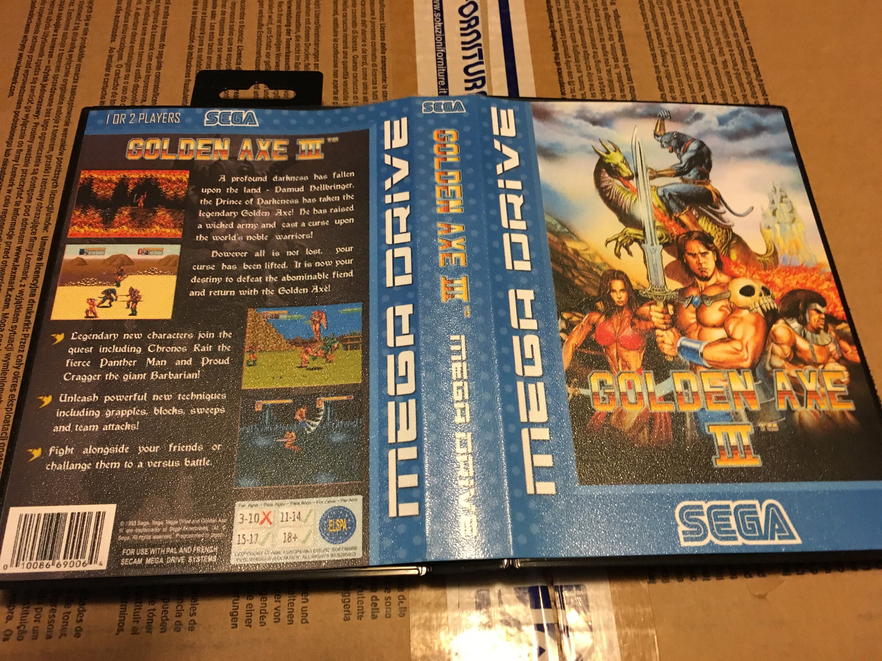 Golden Ax 3 - PAL Version - SEGA Mega Drive GENESIS