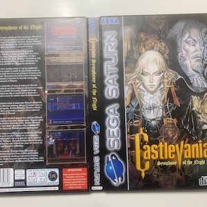 Castelvania Sympony of the Night - PAL-versie - SEGA SATURN - de cd erin is leeg zonder spel