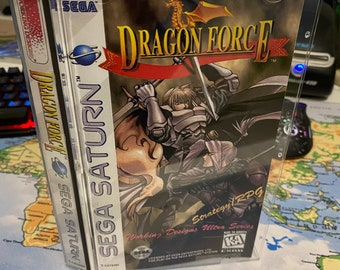 Dragon Force - USA Version - SEGA SATURN - the cd inside is blank without game