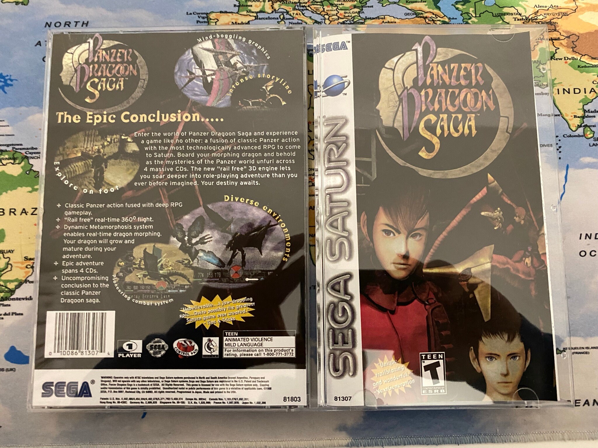 Panzer Dragon Saga - USA Version - SEGA SATURN - Etsy