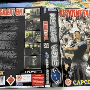 Resident Evil - PAL-versie - SEGA SATURN - de cd erin is leeg zonder spel