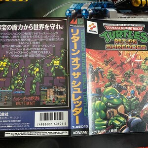 Turtles Return of the Shredder - JAP Version - SEGA Mega Drive GENESIS