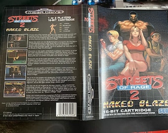 Naked Blaze in Street of Rage 2 - PAL Version - SEGA Mega Drive GENESIS