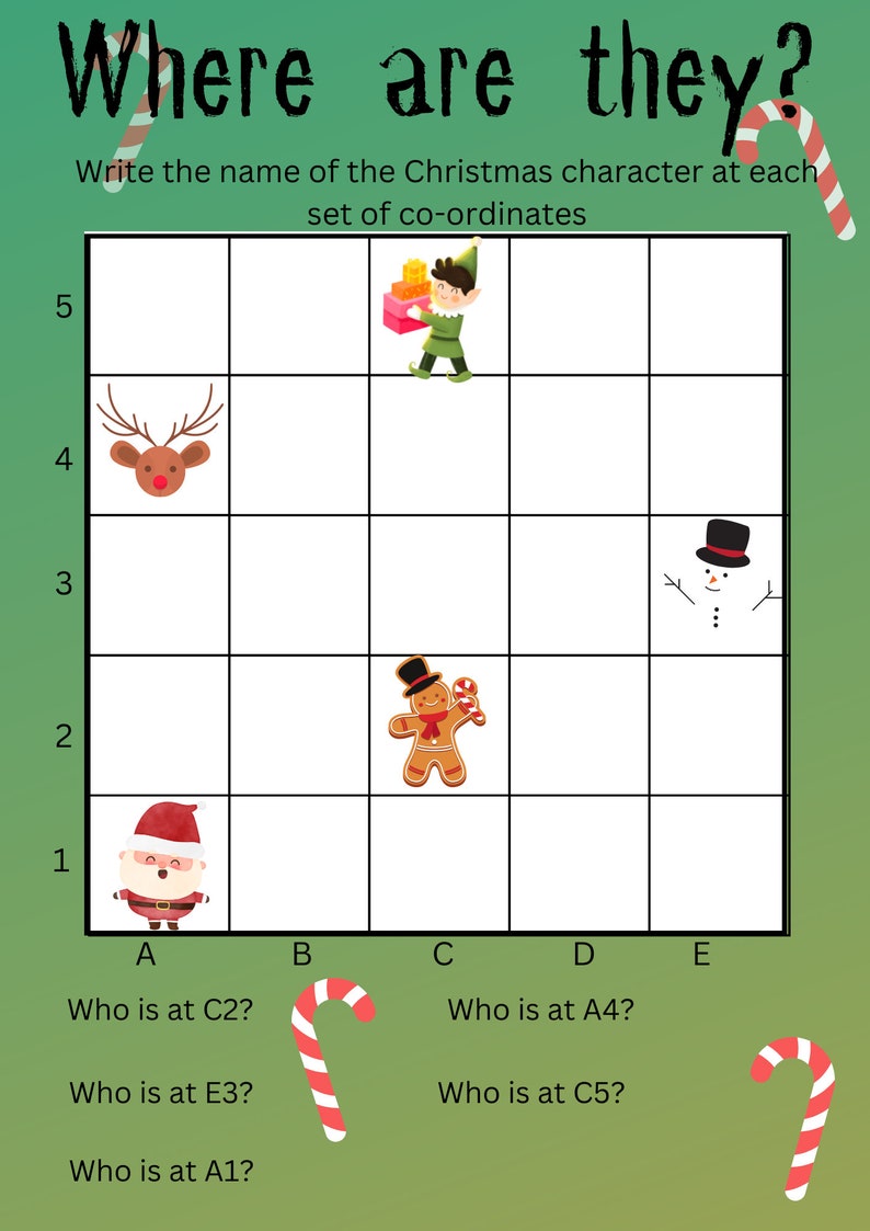 Christmas Themed Games Bundle Kids games Printable games Christmas games Family games Classroom games Games for school image 4