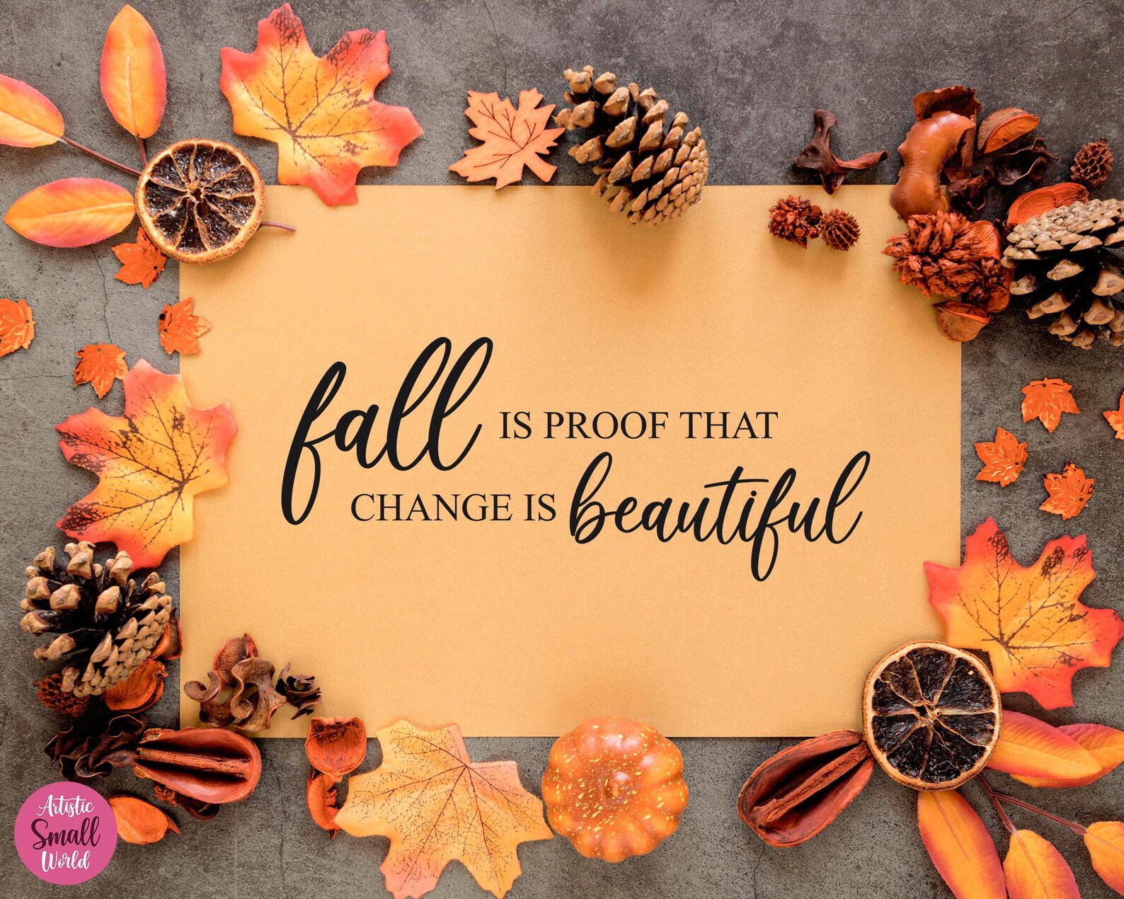 Fall is Proof That Change is Beautiful SVG, Fall Svg, Hello Fall Svg ...